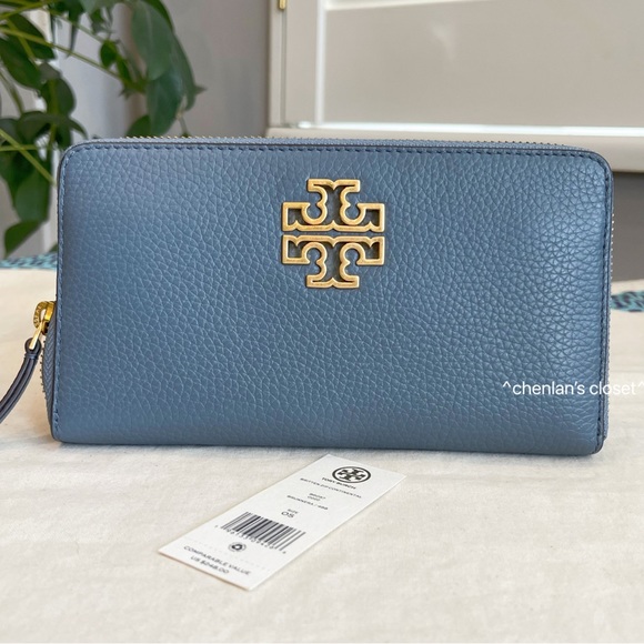 🔥🌈HP🎉NeW! Tory Burch Blake Canvas Jumbo Tote + Wallet + Card case - Picture 9 of 13